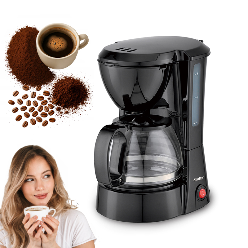 Sonifer SF-3564 Avtomatik Damcı Qəhvə Maşını – 0.75L, 650W, Qara